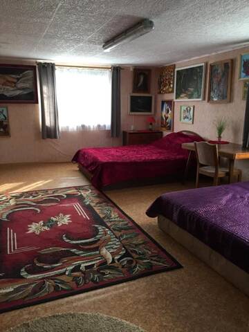 Фото номера Четырехместный номер Гостевой дом Piekalne г. Kalnieši 14